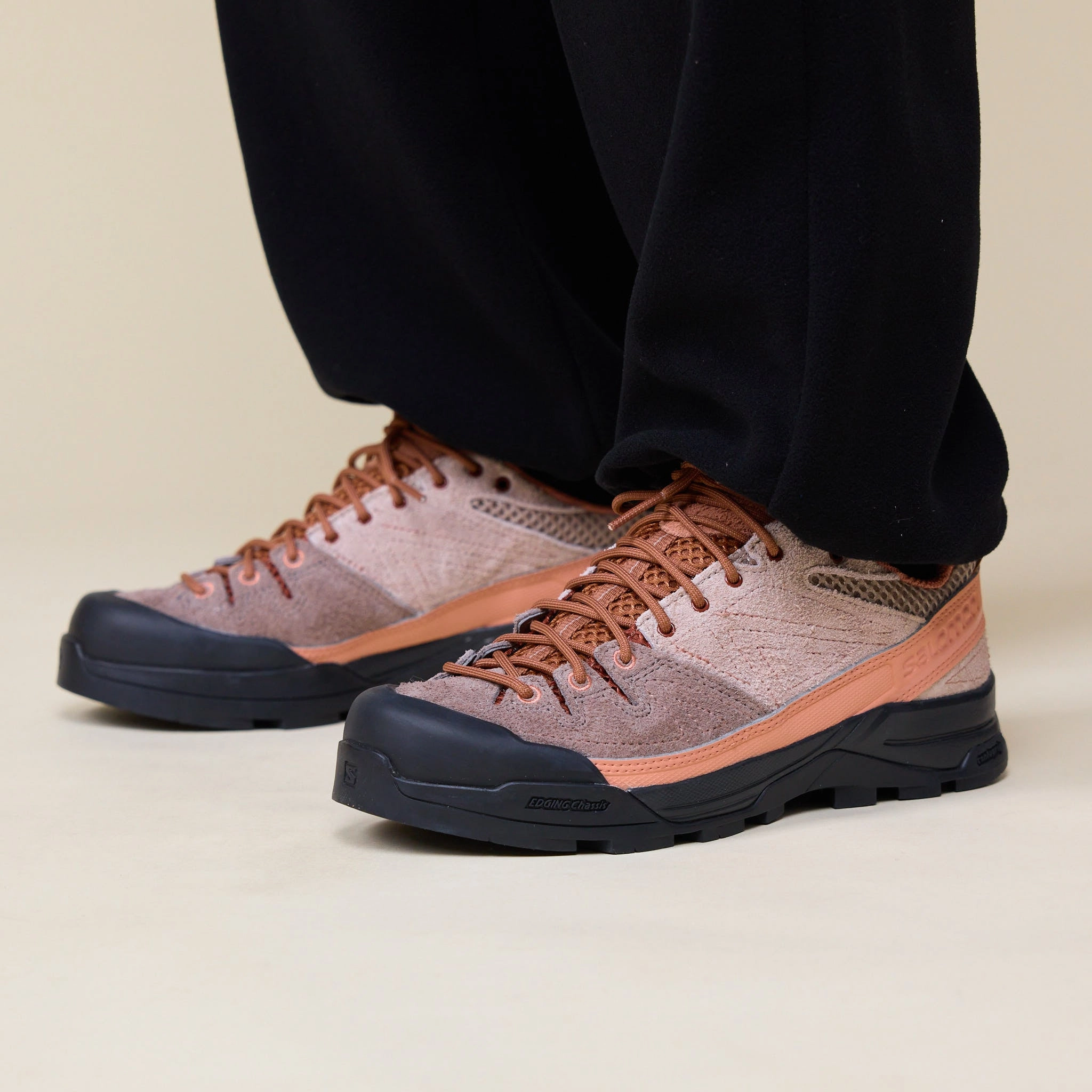 Salomon - X-ALP Leather - Etherea / Russet / Hyma Pink Durable Walking Boots