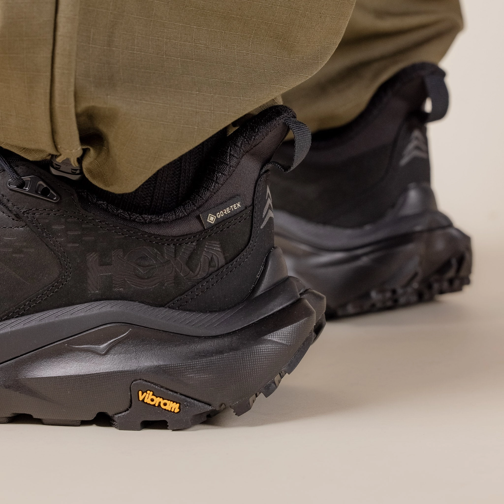 Trail Walk Hill Route Hoka - Kaha 2 Low GORE-TEX Hiking Shoe - Black