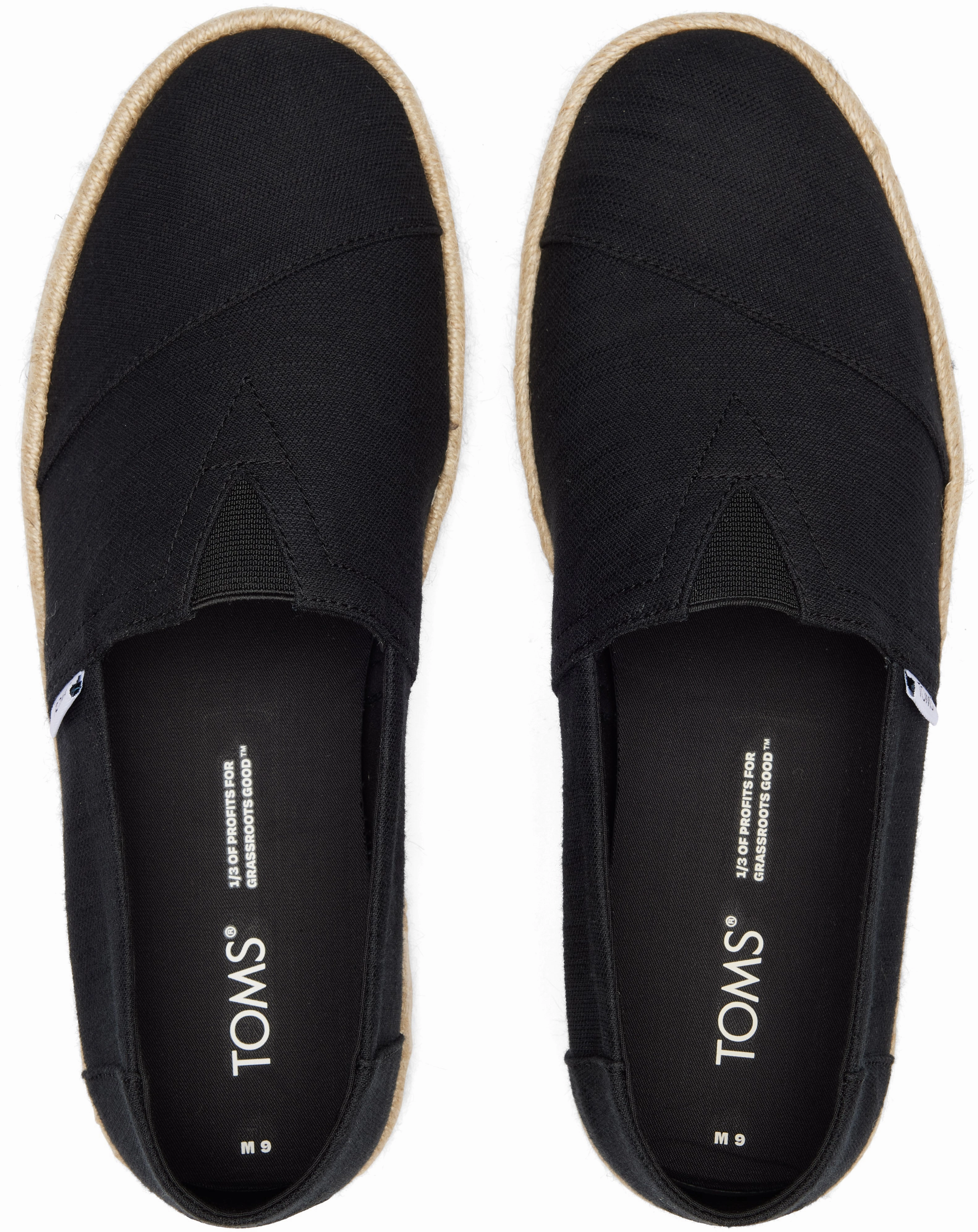 Gloss Mood Men's Alpargata Rope 2.0 - Black