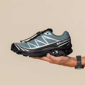 Salomon - XT-6 Gore-Tex - North Atlantic / Black / Ftw Silver Padded collar Rocky Ground