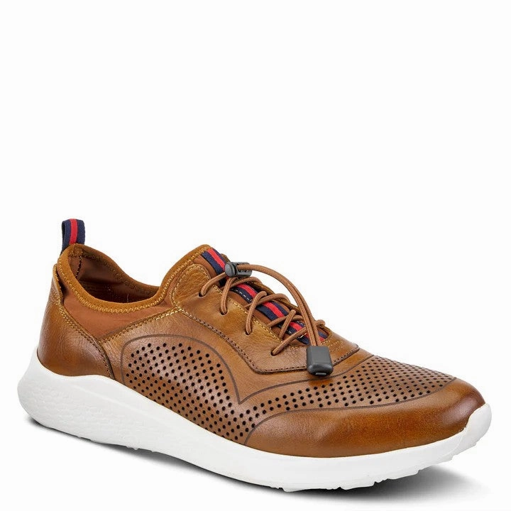 Spring Step Men's Kris Sneakers Cognac Customizable Fit