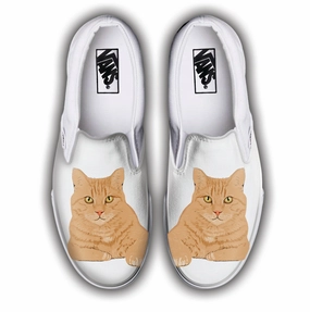 Baggins Original Slip-On Orange Tabby Cat Island Vibe Pool Time