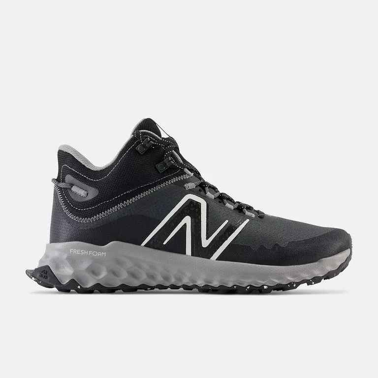 New Balance Men's Fresh Foam Garo?? Midcut Black/Grey quick-drying Secure Closure