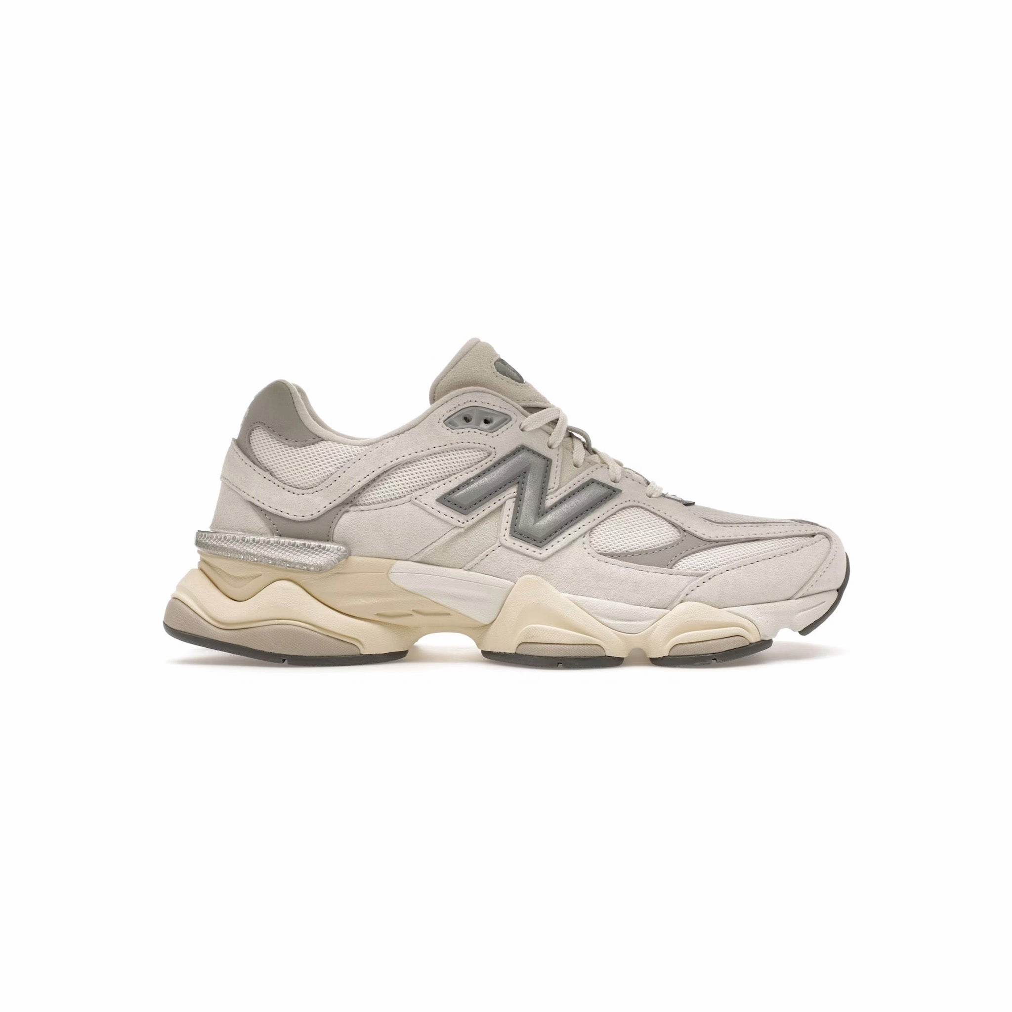 New Balance 9060 Sea Salt White Breathable Form Quick Lacing System