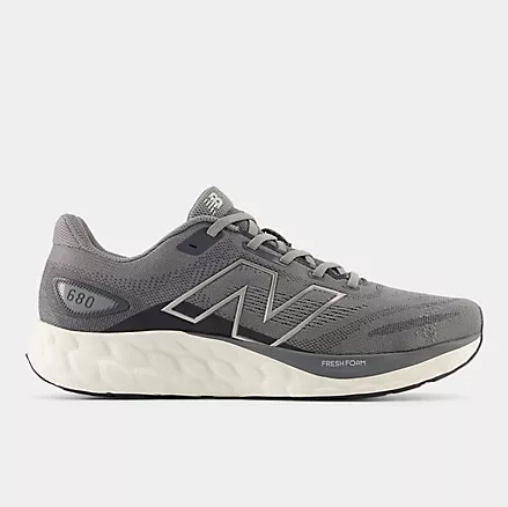 Flexible Choice New Balance Men's 680v8 Harbor Grey with Magnet and Dark Silver Metallic