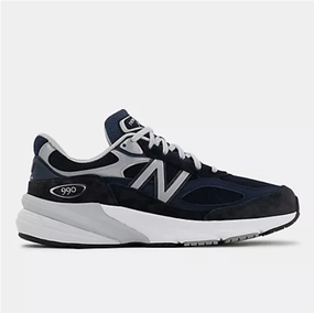 New Balance Men's 990v6 Navy/White Perforated Tongue