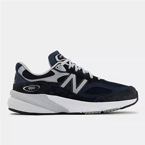 Adjustable New Balance Men's 990v6 Navy/White
