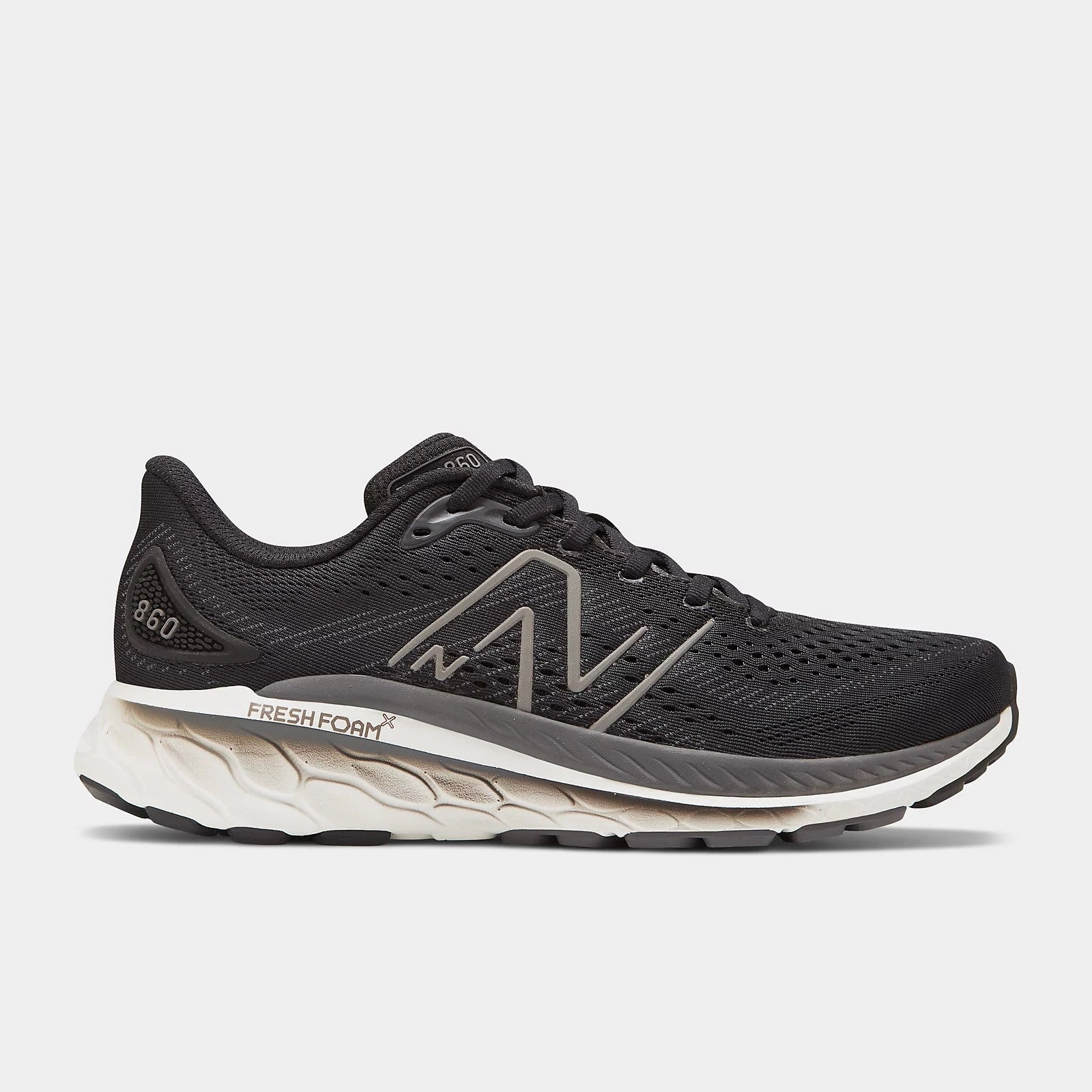 New Balance Men's Fresh Foam X 860v13 Black with White and Magnet Classic