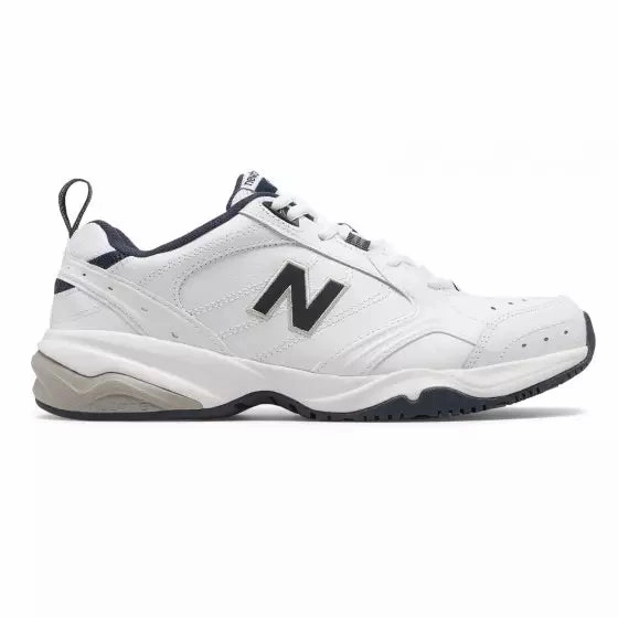 New Balance Men's MX624 Sneaker White Padded Design Ankle Support Features