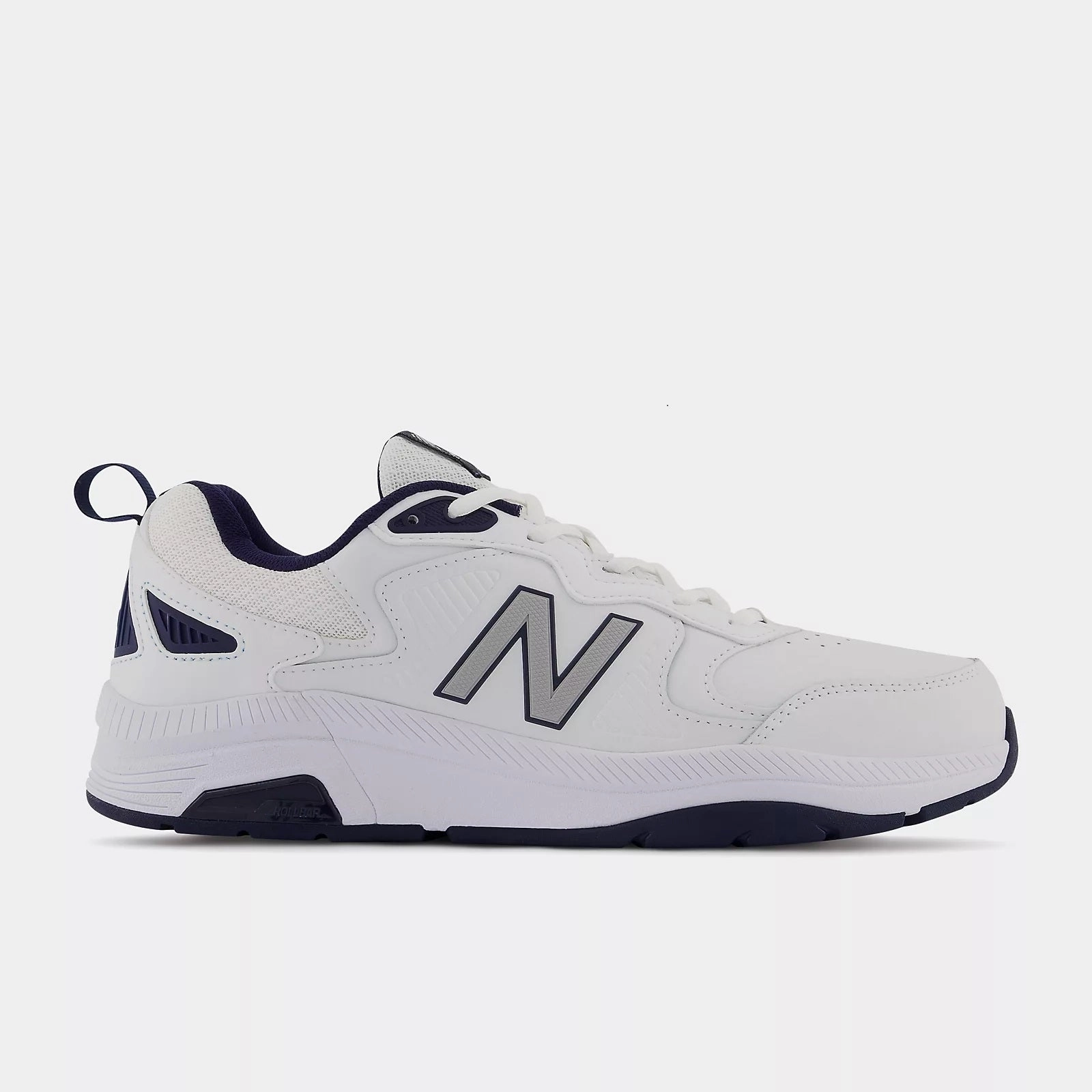 New Balance Men's-MX857 White Sleek cushioning Stretchable