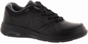 New Balance Women's 813v1 Lace-Up Walking Shoe Black Snug Heel Lock Comfort Frame