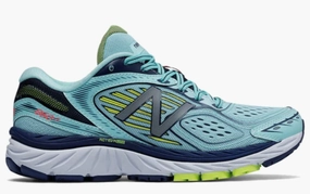Enhanced Grip Pattern New Balance Women's  860 V7 'Blue Lime'