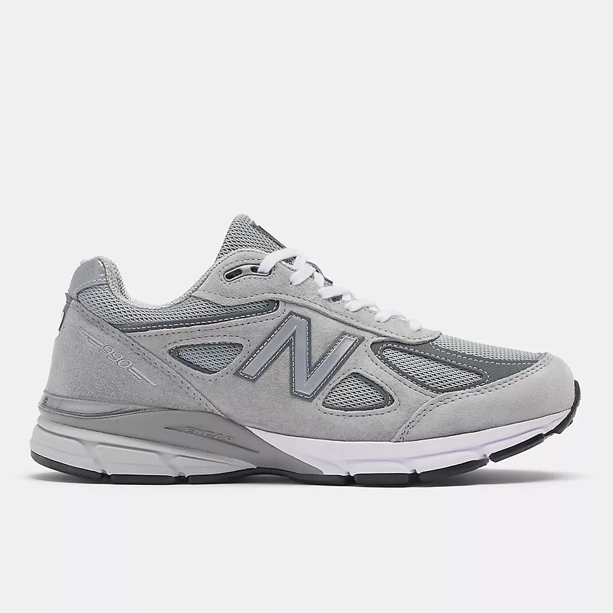 New Balance Women's 990v4 Sneaker Grey Foot Control