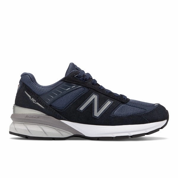 New Balance Women's 990v5 Navy Sophisticated piece Light Motion