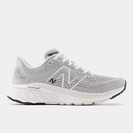 New Balance Women's Fresh Foam X 860v13 Running Shoe Grey Walk Support All Day Comfort Engineering