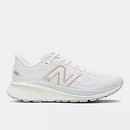 New Balance Women's Fresh Foam X 860v13 Running Shoe White Bouncy Cushioning Max Grip