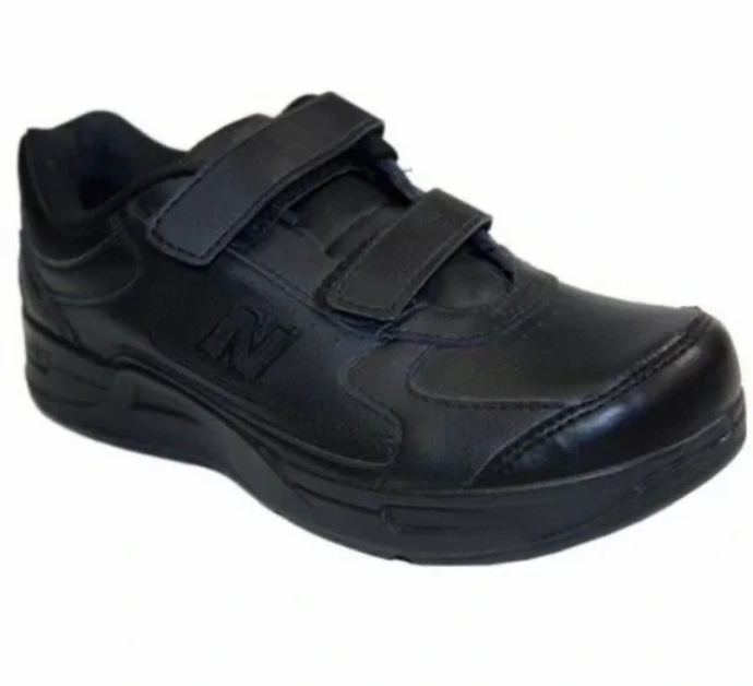 New Balance Women's "WW576VC" Shoe Black Velcro Midfoot Stability Ready For Action