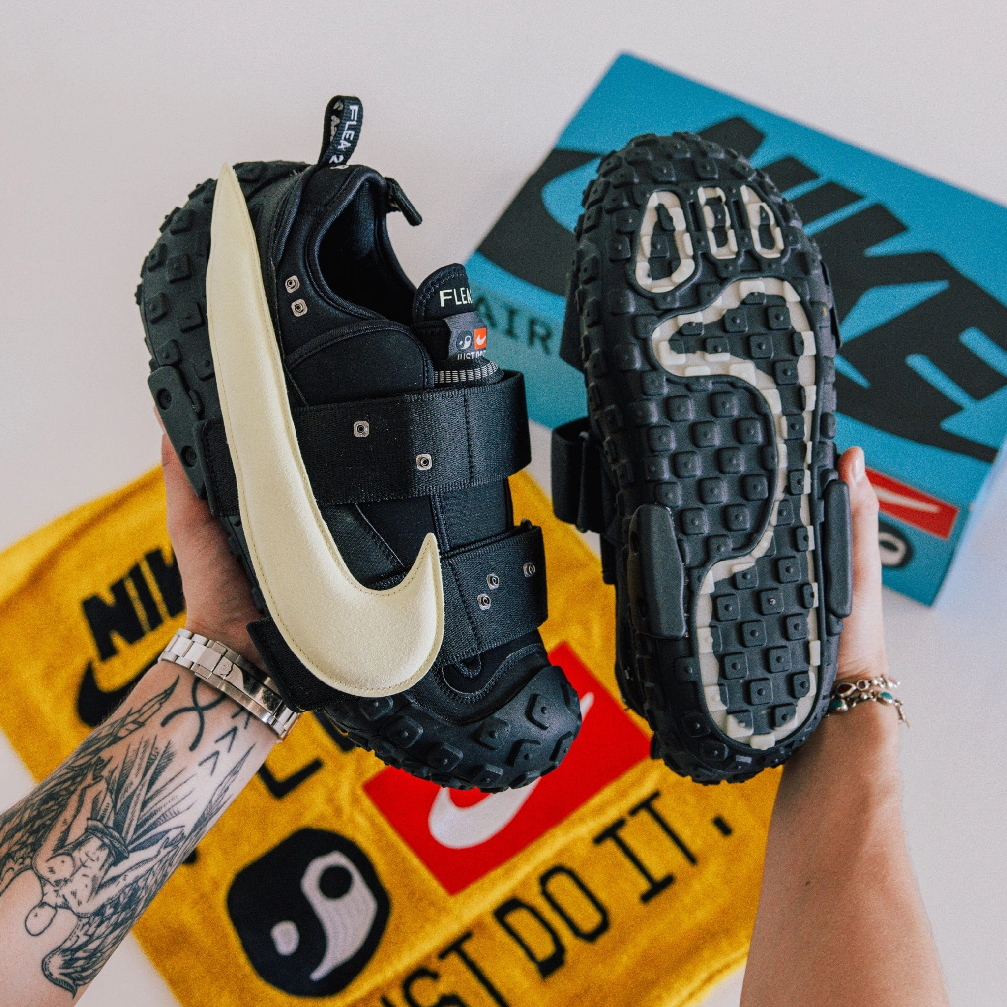 Nike CPFM Air Flea 2 Cactus Plant Flea Market Black Alabaster Grip Technology