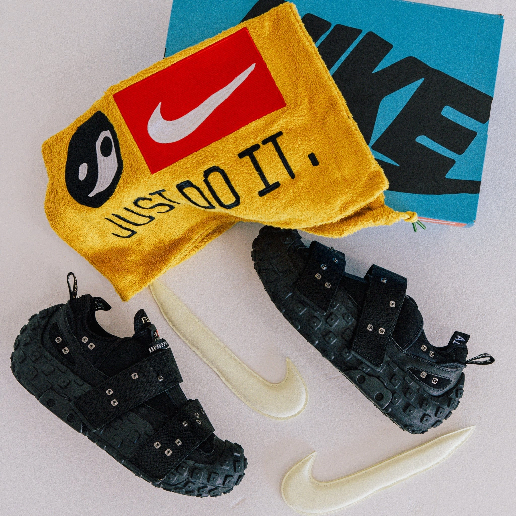 Daily Comfort Breathable Tongue Construction Nike CPFM Air Flea 2 Cactus Plant Flea Market Black Alabaster