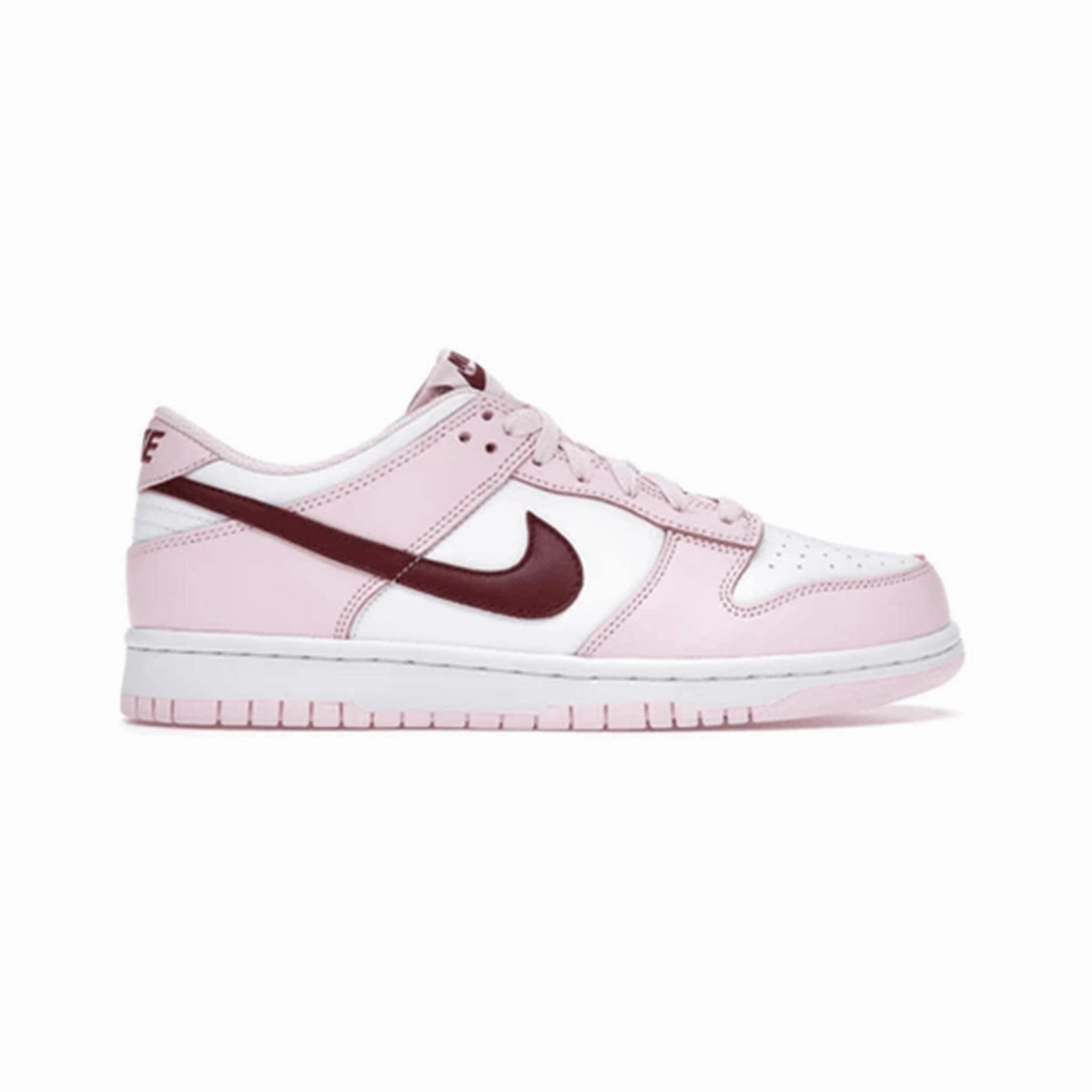 Ventilated design Nike Dunk Low Pink Foam Red White (GS)
