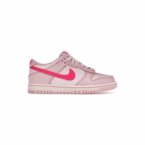 Nike Dunk Low Triple Pink (GS) Step Light Garden Walk