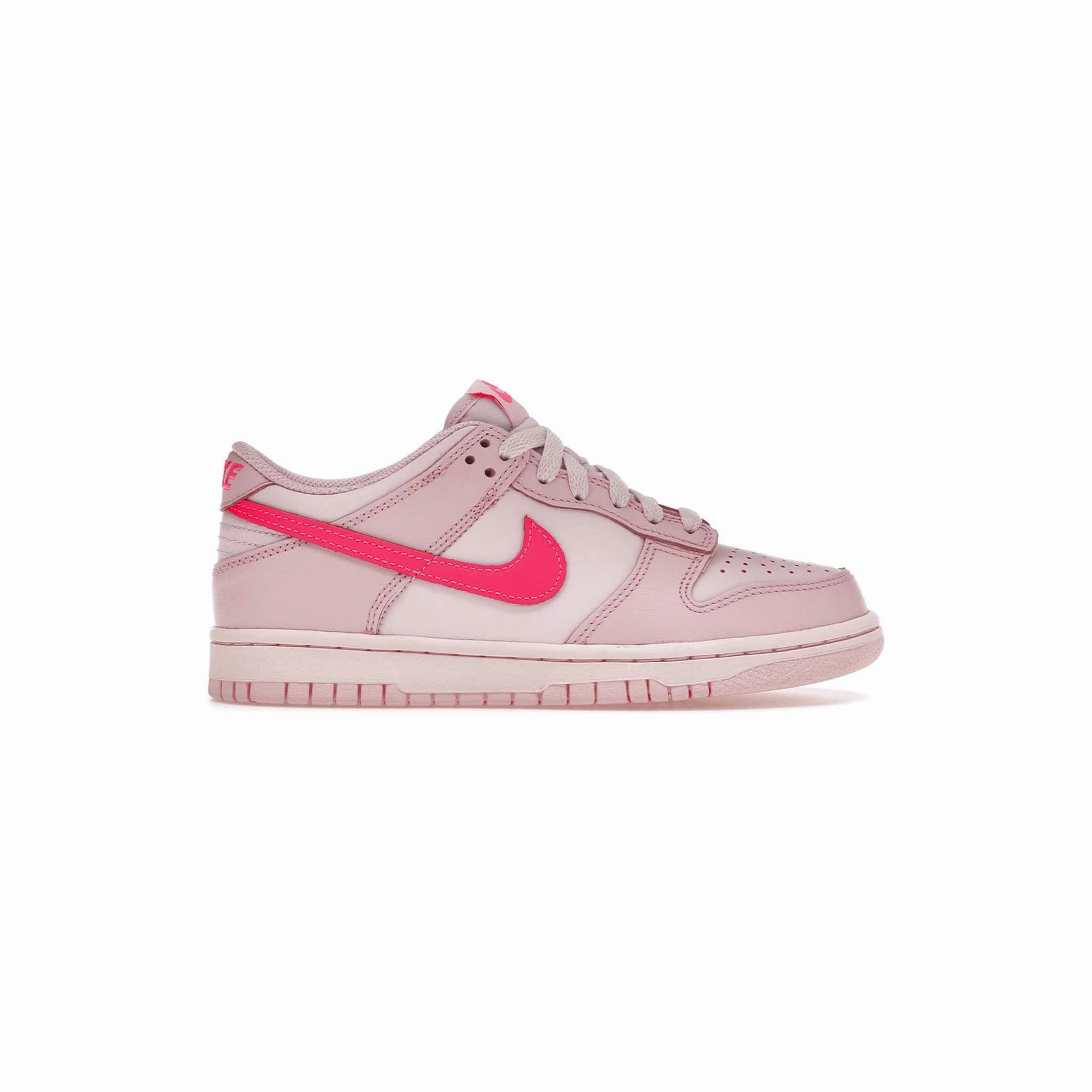 Nike Dunk Low Triple Pink (GS) Dark Edge Abrasion resistant