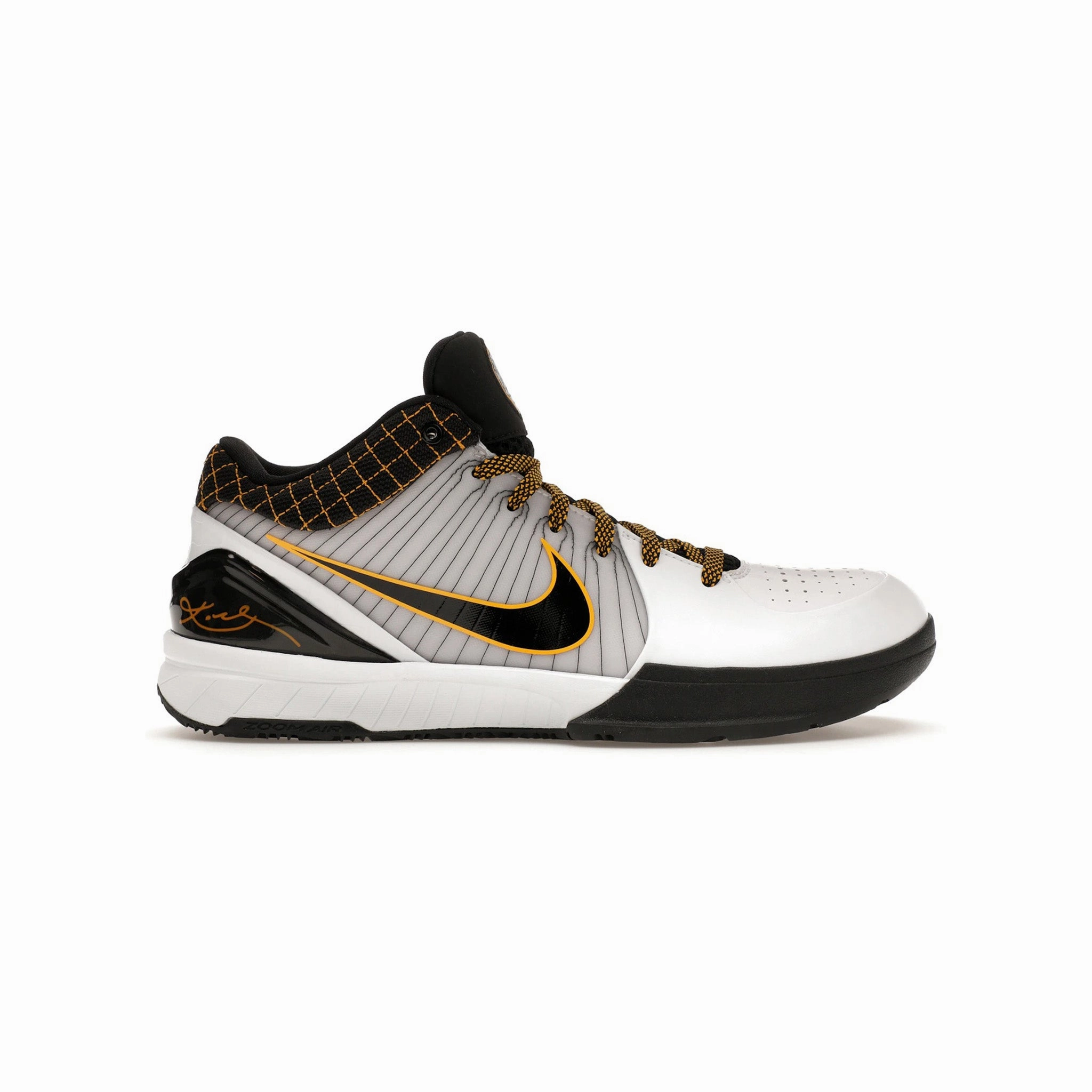Nike Kobe 4 Protro White Black Del Sol Flex Zones Engineering