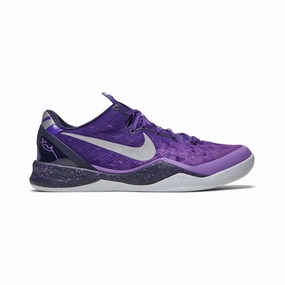 Nike Kobe 8 Playoffs Purple Platinum Impact Cushion Stretch fit
