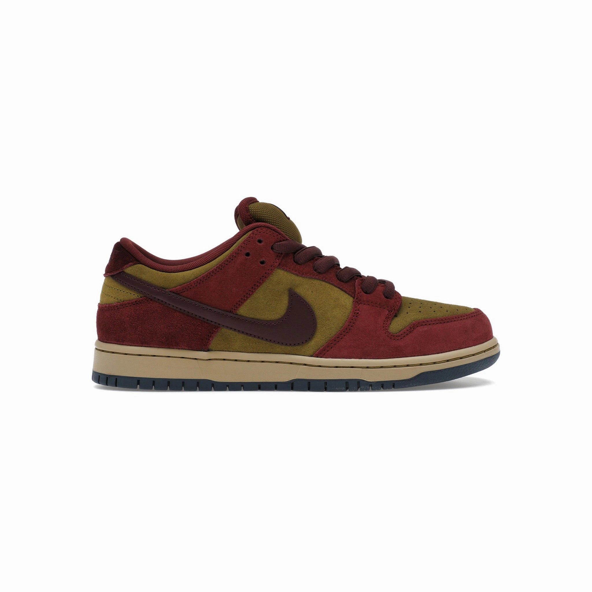 Nike SB Dunk Low Dark Team Red Olive Flak Athletic Choice