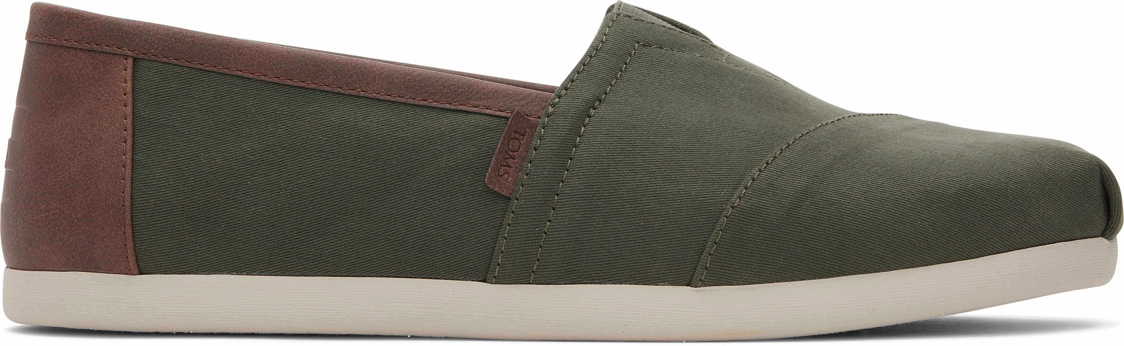 Fashion Edge Move Bold Men's Alpargata Classic - Dark Sage/Tan