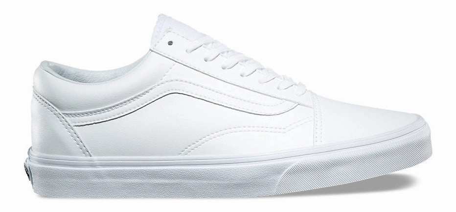 Stud Cool Vans Old Skool (Classic Tumble) True White
