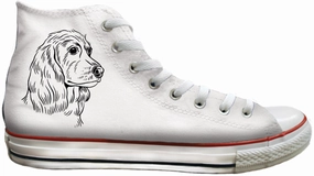 Baggins Original Hi top English Cocker Spaniel Pearl Shine Water Edge