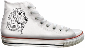 Baggins Original Hi top English Cocker Spaniel Pearl Shine Water Edge