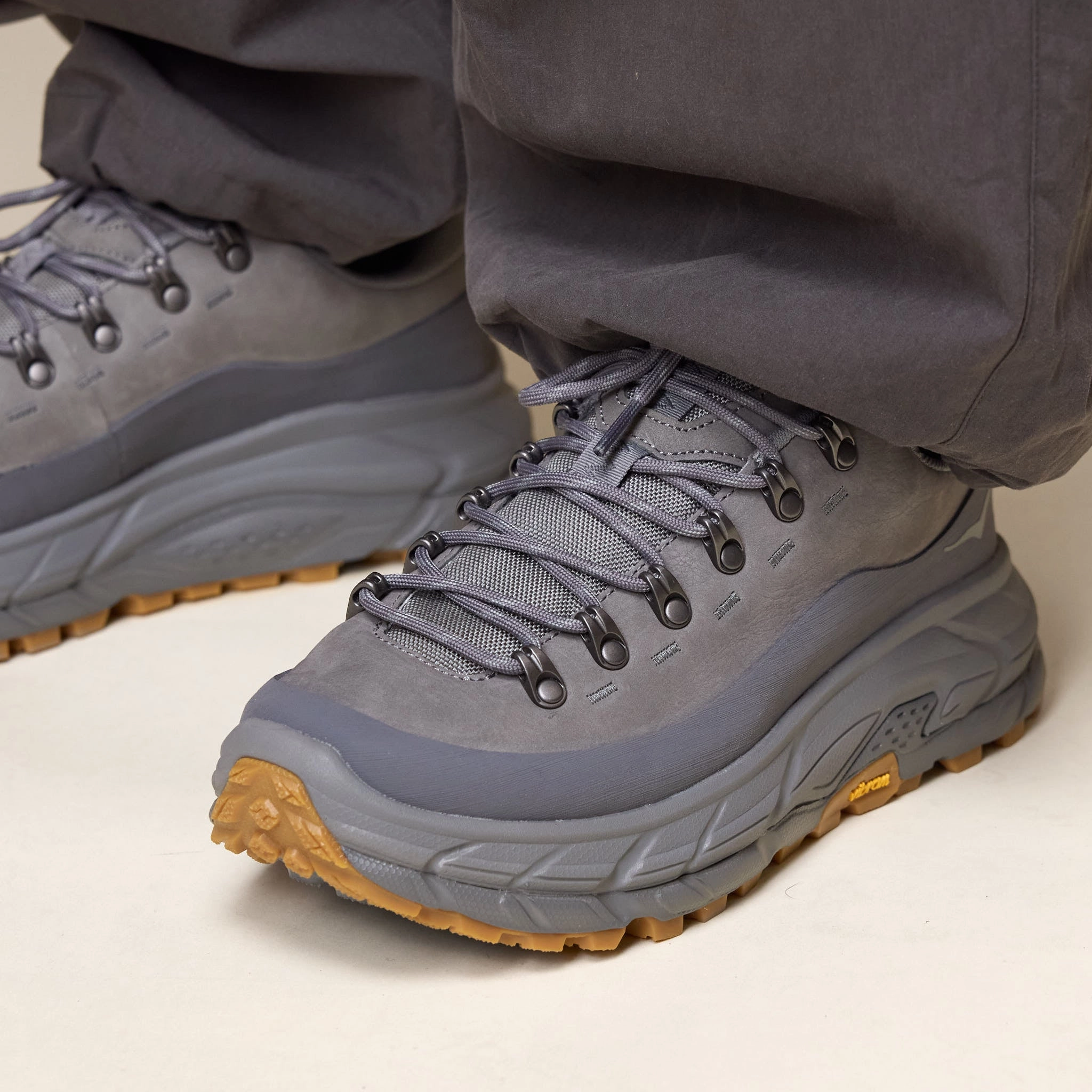 Royal Mood Good Traction Hoka - Tor Summit Hiking Shoe - Asteroid / Satellite Grey