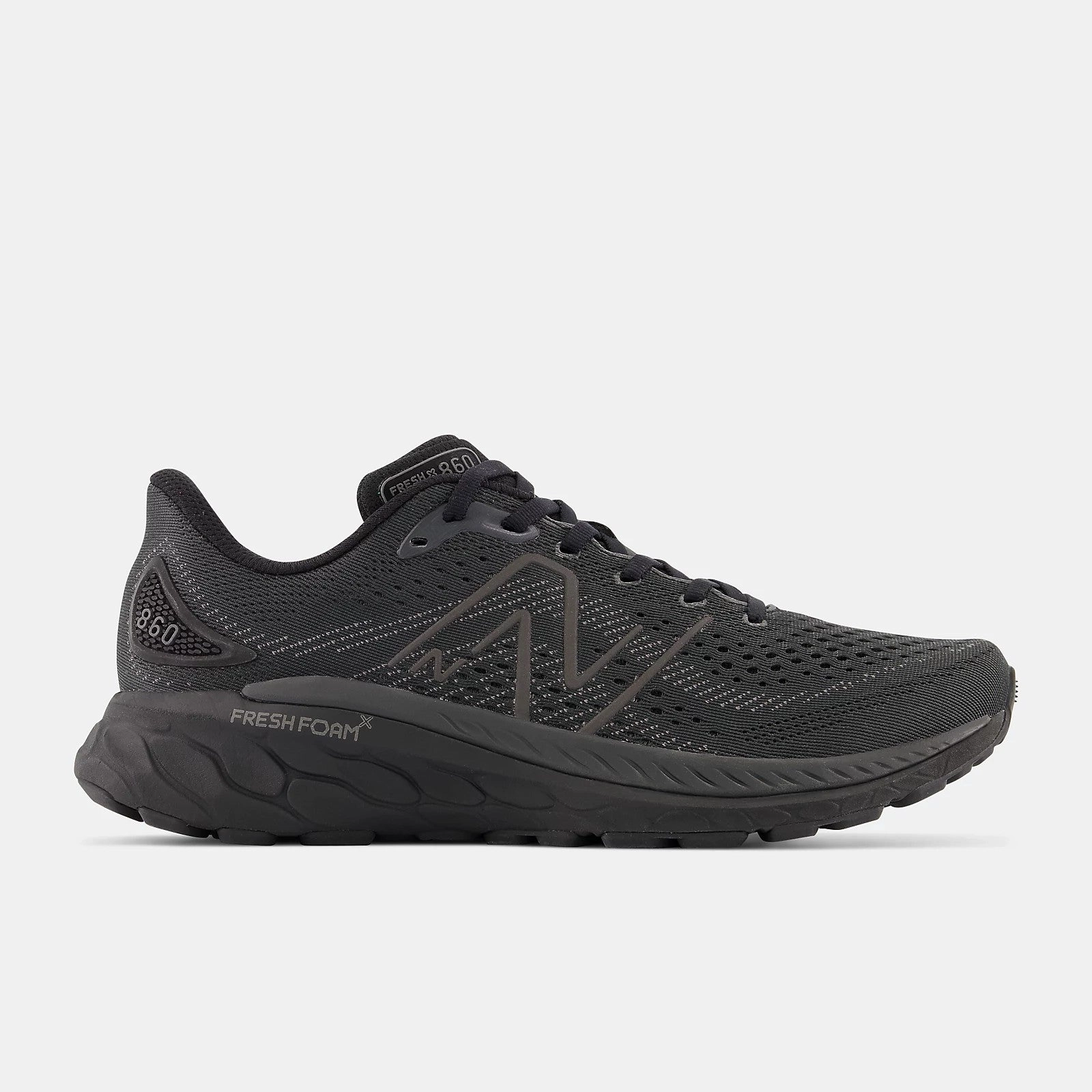 Energy Walk New Balance Men's Fresh Foam X 860v13 Black with Phantom and Black Metallic