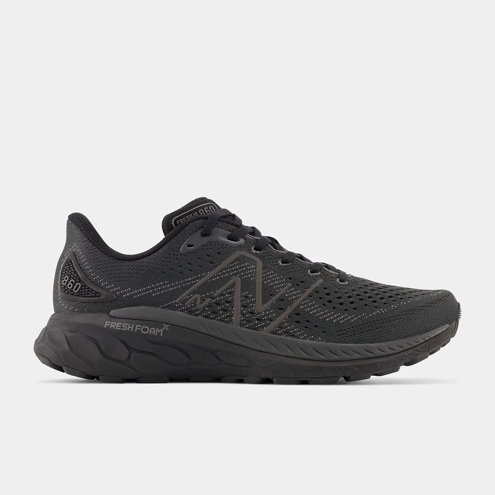 Energy Walk New Balance Men's Fresh Foam X 860v13 Black with Phantom and Black Metallic