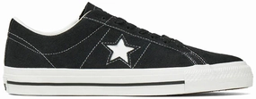 Converse One Star Pro Suede Low Top Black/Black/White Arch Care