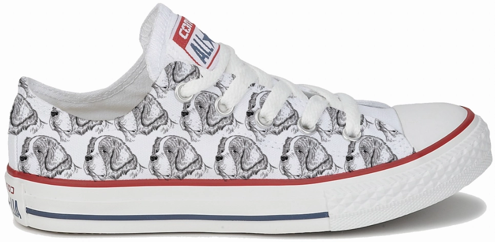 Baggins Original Low Top St. Bernard Beach Fun Media Pop