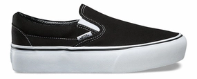 New In Vans Classic Slip-On Platform Black