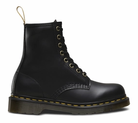 Dr. Martens Vegan 1460 High Top Black Felix Rub Off Casual Look