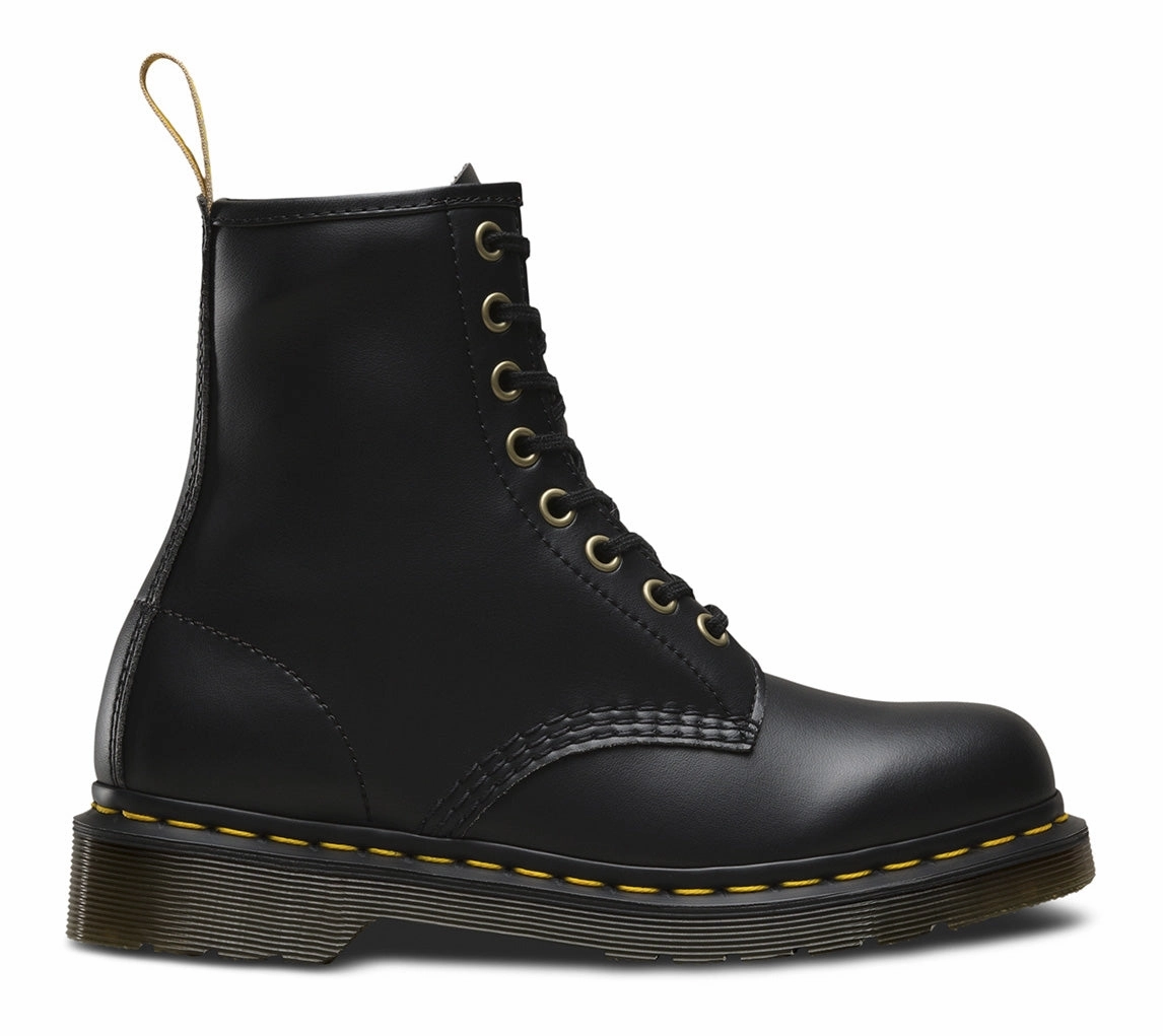 Dr. Martens Vegan 1460 High Top Black Felix Rub Off Reinforced Heel Counter mesh material