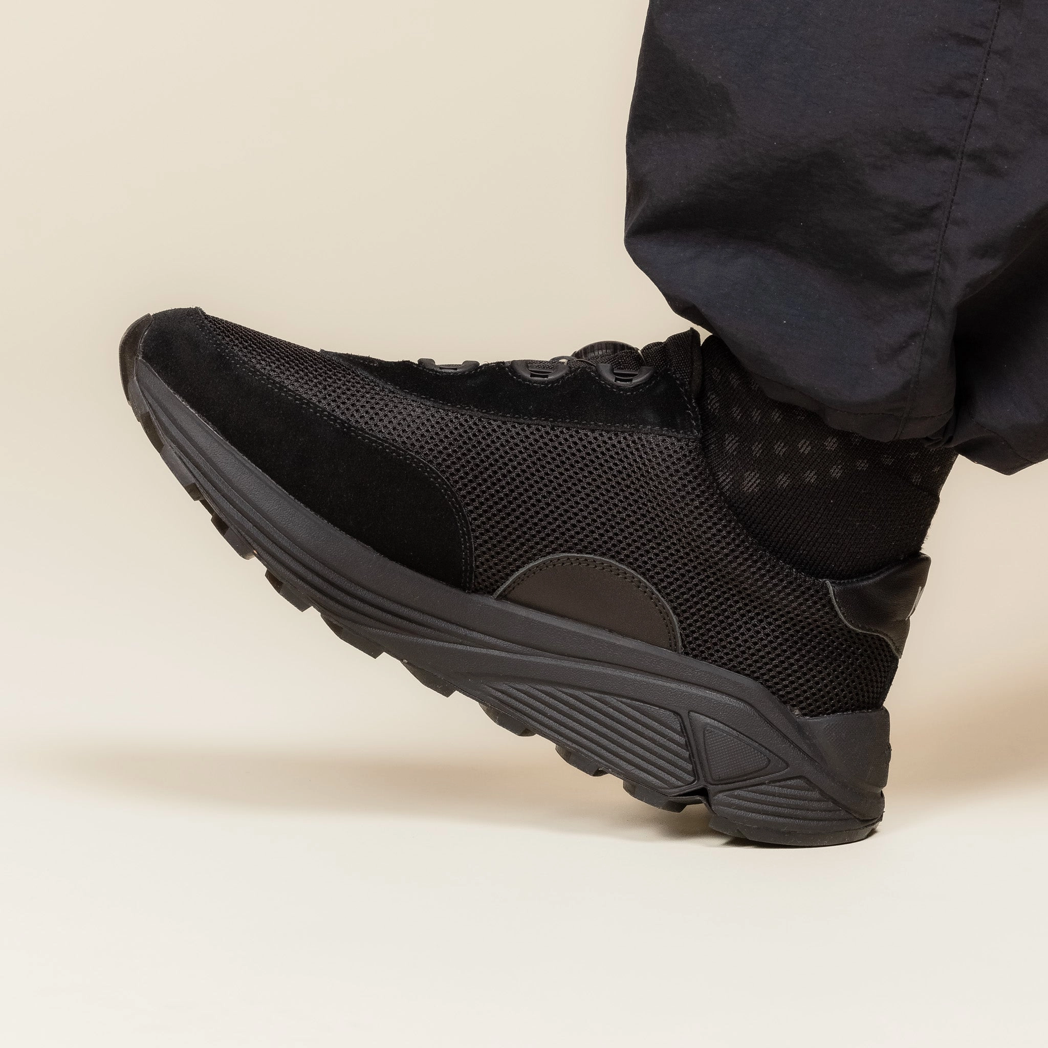 Playground Japan - New Dawn Sneaker - Black Canvas Cool