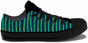 Snow Grip Baggins Original Low Top Green Navy Stripe
