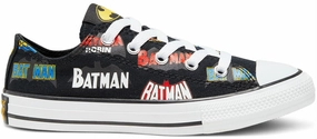 Arch Cushion Toddler accessories Converse Chuck Taylor All Star Kids Batman Text Low Top Black/Multi