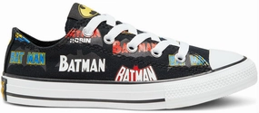 Arch Cushion Toddler accessories Converse Chuck Taylor All Star Kids Batman Text Low Top Black/Multi