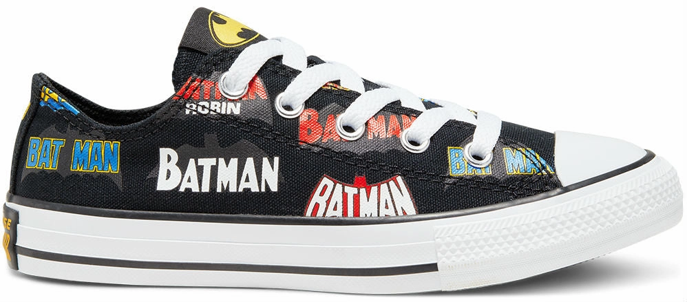 Arch Cushion Toddler accessories Converse Chuck Taylor All Star Kids Batman Text Low Top Black/Multi