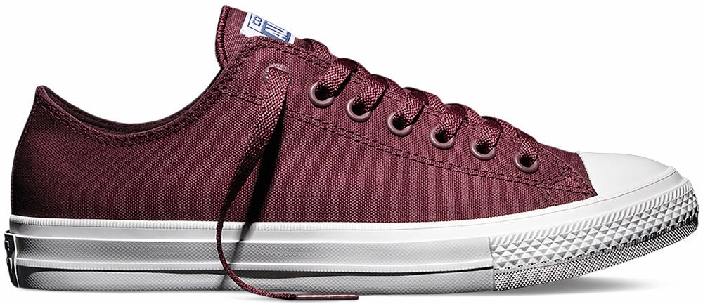 Soul Walk Winter Chill Converse Chuck Taylor II Low Top Bordeaux/White