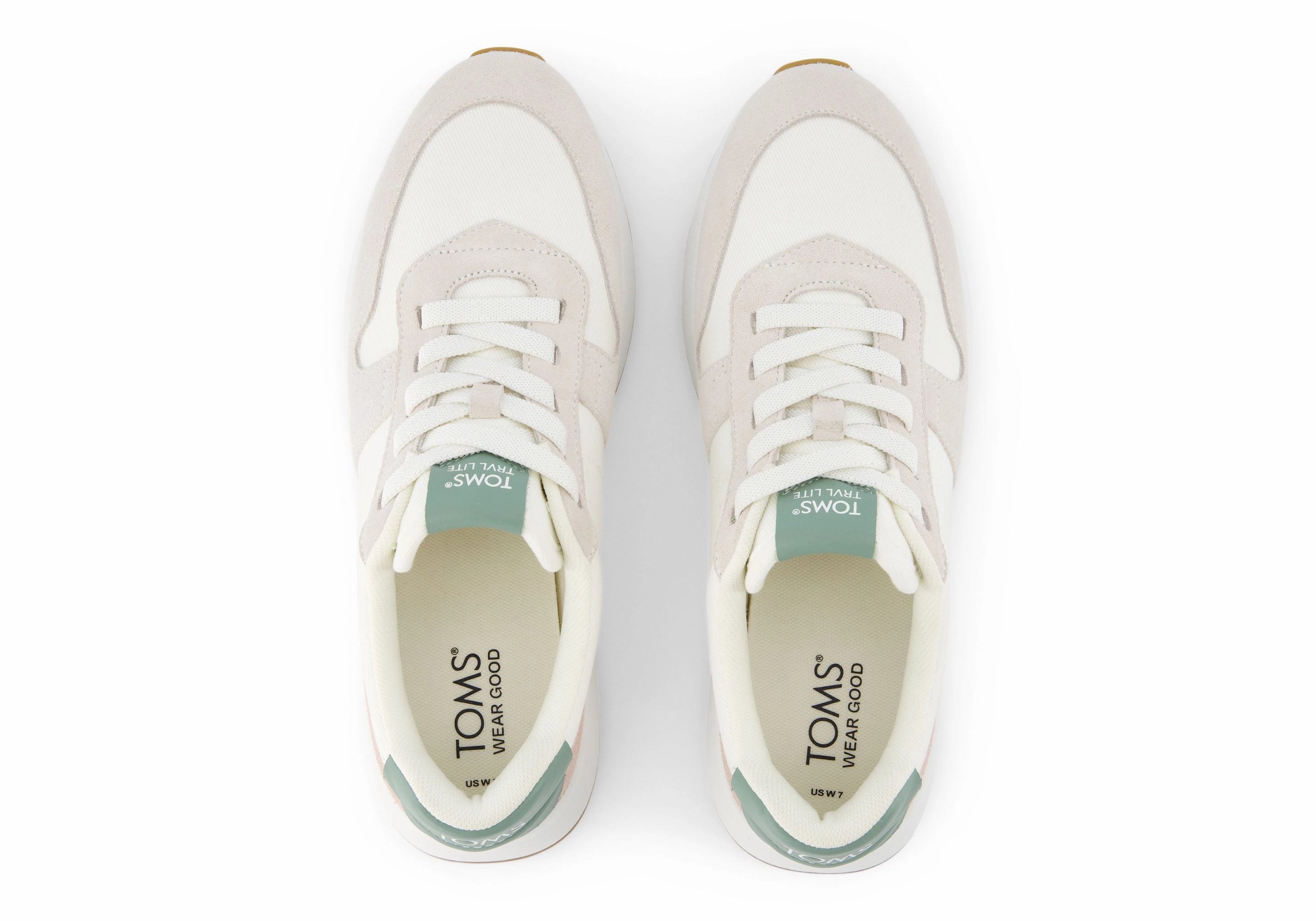 Relaxed Ease Women's TRVL Lite Retro Sneaker - Egret Multi