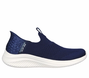 Anti fungal Zipper Closure Skechers Women's Slip-ins: Ultra Flex 3.0 Navy Smooth Step