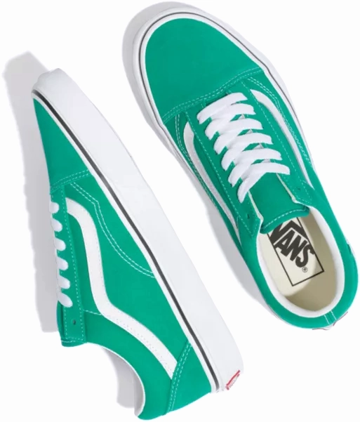 Vans Old Skool Pepper Green/True White Heat Mode
